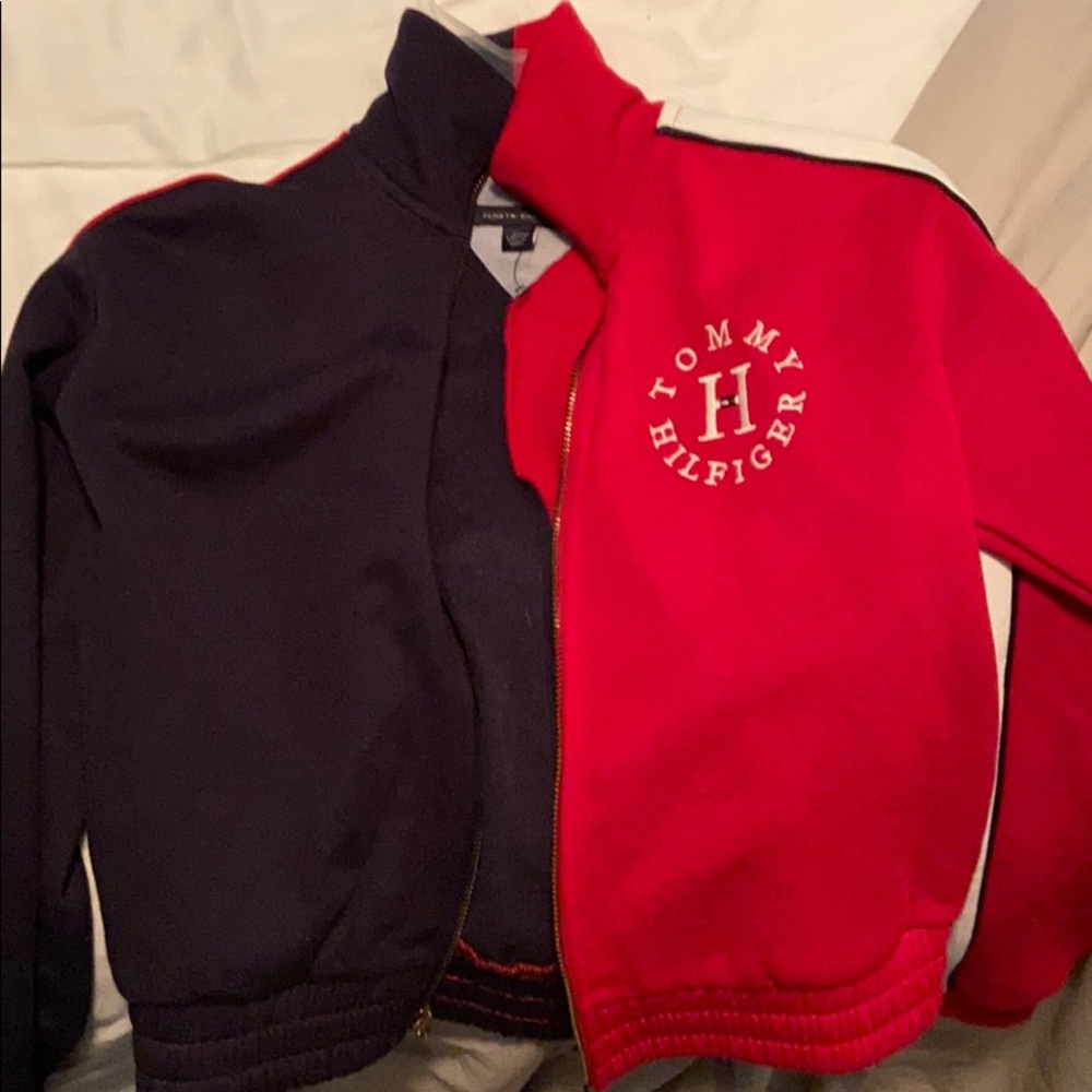 Tommy Hillfiger blue and red jacket